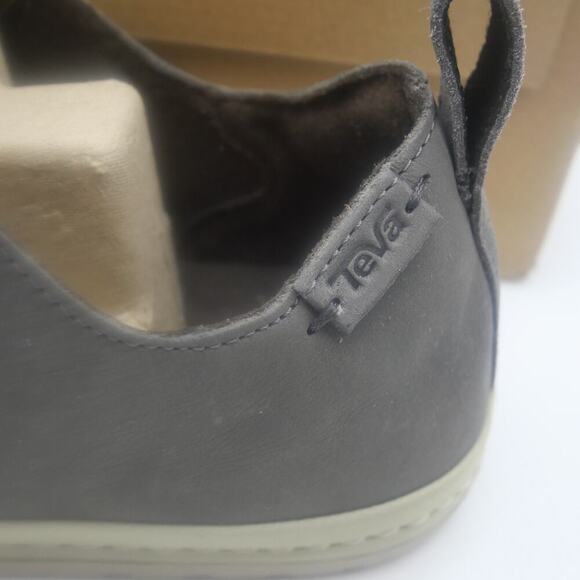 NEW Teva Men\'s 11 Canyon Life Leather Loafer Tie Up Shoes Dark Gull Grey main image 13